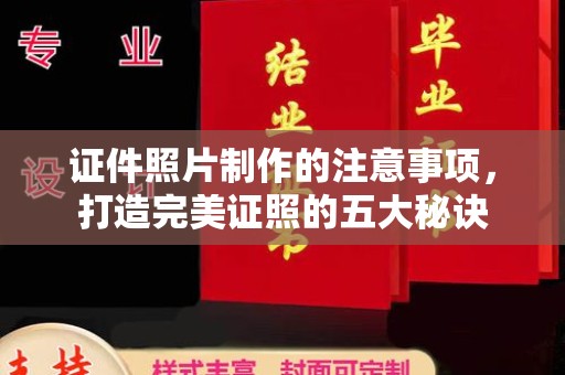 嘉祥证件照片制作的注意事项，打造完美证照的五大秘诀